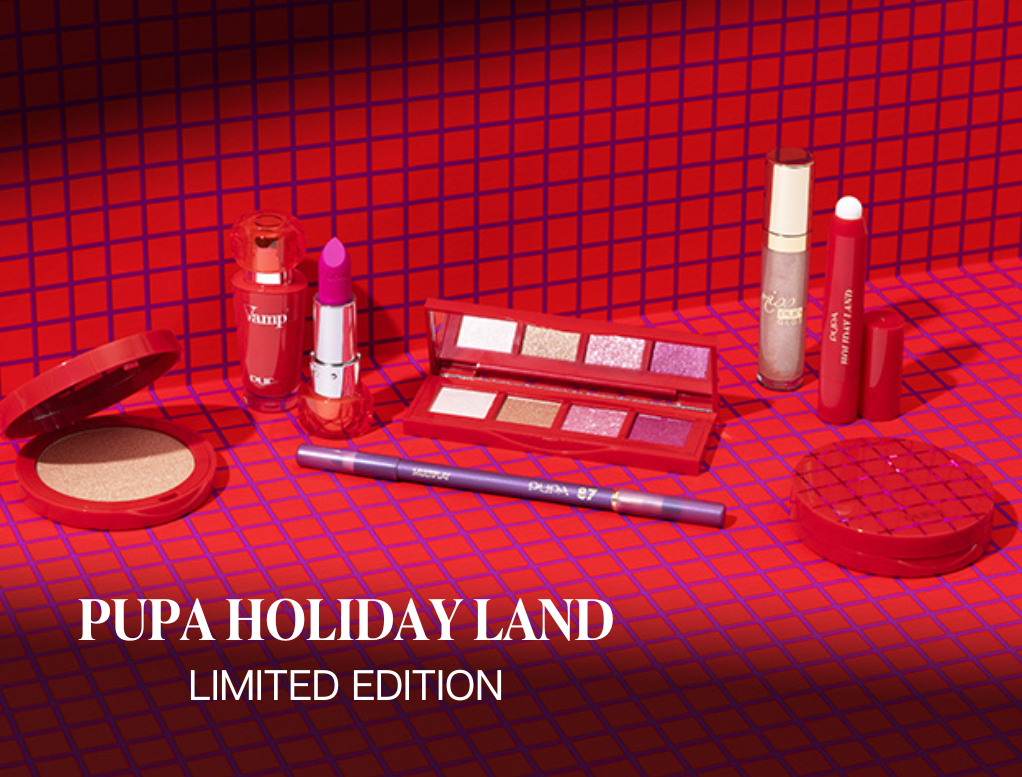 Weihnachtsmake-up mit Pupa Limited Edition Holiday Land