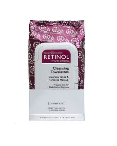 Retinol Anti-Aging Cleansing Towelettes 60 Pcs