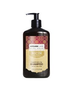 Arganicare Castor Oil Shampoo For All Hair Types - Argan & Castor 400 Ml