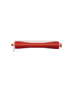 Comair Cold Wave Rods, 90 Mm, Round Rubber, 9 Mm Red 12 Pcs