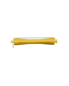 Comair Cold Wave Rods, 90 Mm, Round Rubber, 8 Mm Yellow 12 Pcs