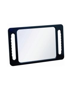 Comair Mirror Black With 2 Recessed Grips 40X26 Cm