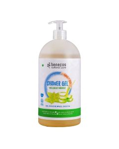 Benecos Natural Shower Gel Family Size Wellness Moment 950 Ml