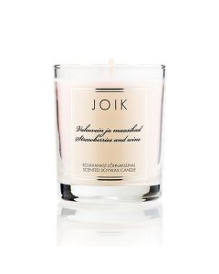 Joik Soywax Scented Candle Strawberries & Wine 145 Gr