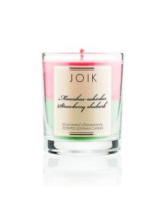 Joik Soywax Scented Candle Strawberry & Rhubarb 145 Gr