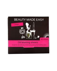 Beauty Made Easy Pink Oil Blotting Sheets