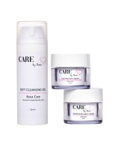 Care By Bema Rosa Care Daycream + Night Cream + Soft Cleansing Gel