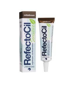Refectocil Eyelash And Eyebrow Tint Sensitive Medium Brown 15Ml