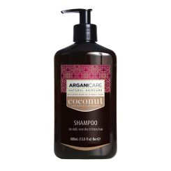 Arganicare Shampoo For Dull, Very Dry & Frizzy Hair - Argan & Coconut 400 Ml