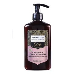 Arganicare Leave -In Conditioner For Very Dry And Damaged Hair - Argan & Silk Protein 400 Ml